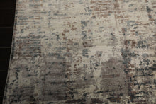 6x9 Beige, Taupe, Gray Color Hand Knotted Sherpa Bamboo Silk Modern Oriental Rug