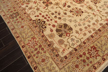 9x12 Beige, Sage, Rust Color Hand Knotted Chobi Peshawar Wool Traditional Oriental Rug