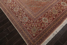 13'1''x20' Beige, Rust Palace Hand Knotted Persian Wool and Silk Traditional Oriental Area Rug