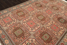 6x10 Blush, Rose, Ivory Color Hand Knotted Shirvan Wool Tribal Oriental Rug