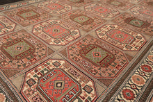 6x10 Blush, Rose, Ivory Color Hand Knotted Shirvan Wool Tribal Oriental Rug