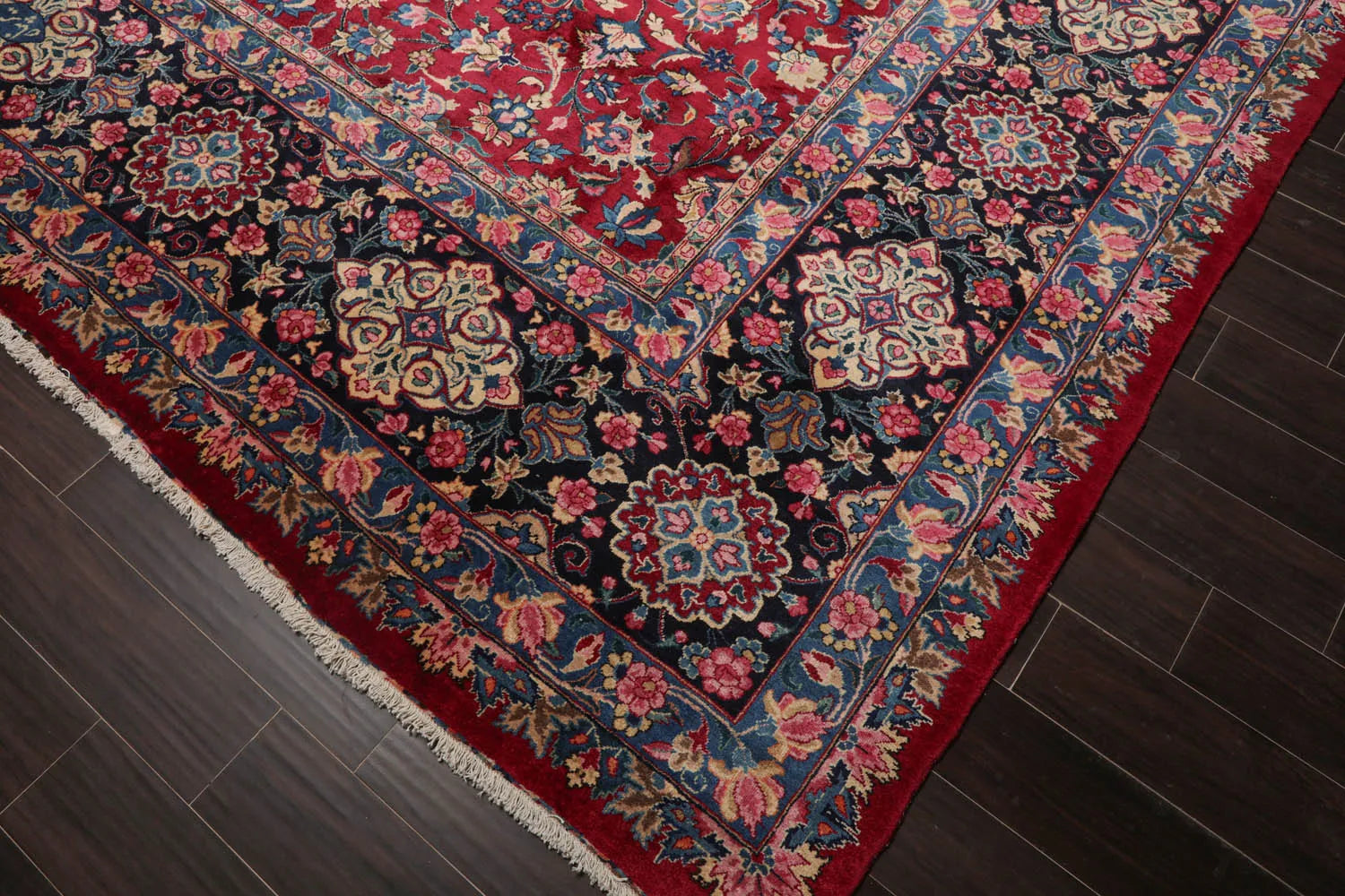13'x18'8'' Palace Red Hand Knotted 100% Wool Persian Oriental Area