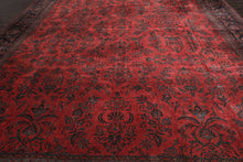 13x20 Palace Hand Knotted Persian 100% Wool Traditional Oriental Area Rug Orangey Red,Navy Color