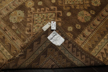 5x8 Brown, Beige, Tan Color Hand Knotted Oushak Wool Traditional Oriental Rug