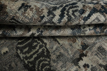 6x9 Taupe, Gray, Brown Color Hand Loomed Sherpa 100% Bamboo Silk  Oriental Rug