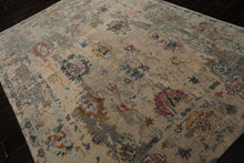 6x9 Taupe, Beige, Gray Color Hand Knotted Sherpa Wool & Bamboo Silk  Oriental Rug