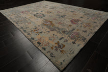6x9 Taupe, Beige, Gray Color Hand Knotted Sherpa Wool & Bamboo Silk  Oriental Rug