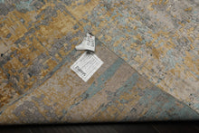 6x9 Taupe, Gray, Beige Color Hand Loomed Sherpa Wool & Bamboo Silk  Oriental Rug