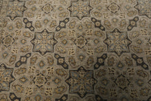 6x9 Beige, Taupe, Gray Color Hand Woven Fine Oushak Wool Traditional Oriental Rug