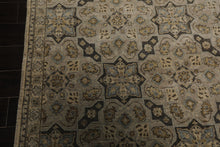 6x9 Beige, Taupe, Gray Color Hand Woven Fine Oushak Wool Traditional Oriental Rug