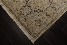 6x9 Beige, Taupe, Gray Color Hand Woven Fine Oushak Wool Traditional Oriental Rug