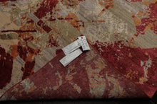 6x9 Plum, Red, Gray Color Hand Loomed Sherpa Bamboo Silk Modern Oriental Rug