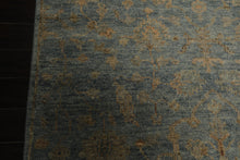 6x9 Aqua, Beige, Tan Color Hand Knotted Oushak Wool Traditional Oriental Rug