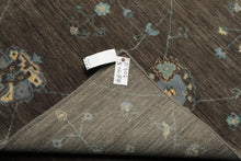 5x8 Gray, Ivory, Turquoise Color Hand Loomed Tibetan Wool Modern Oriental Rug