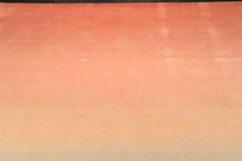 Multi Size Gray Peach Blush Color Hand Loomed Ombre Wool Modern & Contemporary Oriental Rug