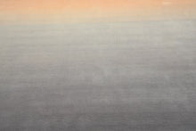 Multi Size Gray Peach Blush Color Hand Loomed Ombre Wool Modern & Contemporary Oriental Rug