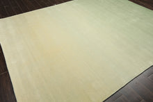 Multi Size Mint Ombre Color Hand Loomed Ombre Wool Modern & Contemporary Oriental Rug