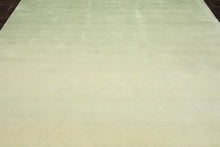 Multi Size Mint Ombre Color Hand Loomed Ombre Wool Modern & Contemporary Oriental Rug