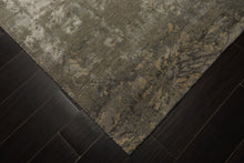 6x9 Gray, Beige, Multi Color Hand Loomed Sherpa Wool & Bamboo Silk Modern Oriental Rug