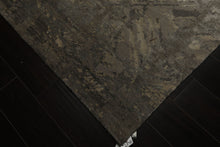 6x9 Gray, Beige, Multi Color Hand Loomed Sherpa Wool & Bamboo Silk Modern Oriental Rug