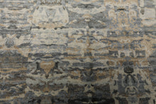 6x9 Gray, Beige, Slate Color Hand Loomed Sherpa Bamboo Silk Modern Oriental Rug