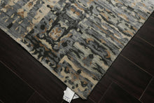 6x9 Gray, Beige, Slate Color Hand Loomed Sherpa Bamboo Silk Modern Oriental Rug