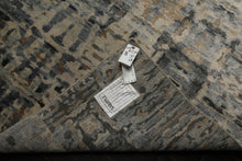 6x9 Gray, Beige, Slate Color Hand Loomed Sherpa Bamboo Silk Modern Oriental Rug