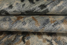 6x9 Gray, Beige, Slate Color Hand Loomed Sherpa Bamboo Silk Modern Oriental Rug
