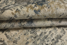6x9 Ivory, Gray, Taupe Color Hand Knotted Sherpa Wool & Bamboo Silk Modern Oriental Rug