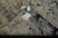 6x9 Gray, Beige, Blue Color Hand Knotted Sherpa Wool & Bamboo Silk Modern Oriental Rug
