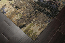 6x9 Gray, Beige, Teal Color Hand Knotted Sherpa Wool & Bamboo Silk Modern Oriental Rug