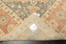 9x12 Beige, Tan, Blush Color Hand Knotted Oushak Wool Arts & Crafts Oriental Rug