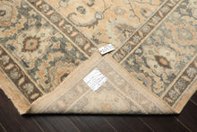 9x12 Mocha, Slate, Brown Color Hand Knotted Oushak Wool Arts & Crafts Oriental Rug