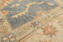 9x12 Beige, Blue, Taupe Color Hand Knotted Tibetan Wool Modern & Contemporary Oriental Rug