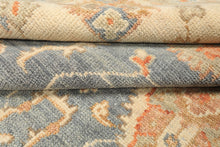 9x12 Beige, Blue, Taupe Color Hand Knotted Tibetan Wool Modern & Contemporary Oriental Rug