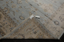8x10 Blue, Beige, Brown Color Hand Knotted Oushak Bamboo Silk Traditional Oriental Rug