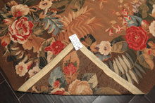 4x6 Red, Beige, Ivory Color Hand Woven French Needlepoint Wool Traditional Oriental Rug