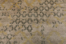 8x10 Taupe, Gray, Gold Color Hand Knotted Sherpa Bamboo Silk Modern Oriental Rug