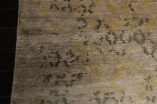 8x10 Taupe, Gray, Gold Color Hand Knotted Sherpa Bamboo Silk Modern Oriental Rug