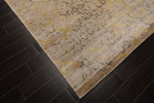 8x10 Taupe, Gray, Gold Color Hand Knotted Sherpa Bamboo Silk Modern Oriental Rug