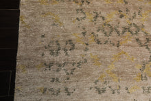 8x10 Taupe, Gray, Gold Color Hand Knotted Sherpa Bamboo Silk Modern Oriental Rug