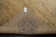 8x10 Beige, Gray, Tan Color Hand Knotted Tibetan Wool Transitional Oriental Rug