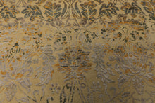 8x10 Beige, Taupe, Gray Color Hand Knotted  Wool Transitional Oriental Rug