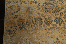 8x10 Beige, Taupe, Gray Color Hand Knotted  Wool Transitional Oriental Rug