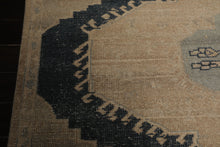 8x10 Beige, Taupe, Brown Color Hand Knotted Oushak Wool Traditional Oriental Rug