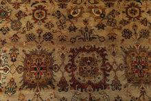 9x12 Brown, Rust, Beige Color Hand Knotted Agra Wool Traditional Oriental Rug