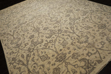 9x12 Beige, Brown, Color Hand Knotted Peshawar Wool Transitional Oriental Rug