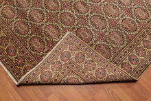 6x9 Beige, Rust Hand Knotted 100% Wool Kayseri Authentic Oushak Oriental Area Rug - Oriental Rug Of Houston