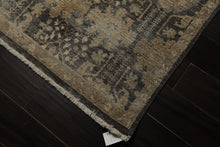 9x12 Gray, Beige, Tan Color Hand Knotted  Wool Transitional Oriental Rug