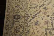 9x12 Beige, Taupe, Color Hand Knotted Peshawar Wool Transitional Oriental Rug